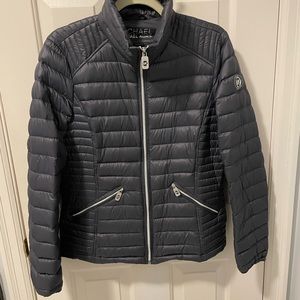 Michael Kors Packable Down Fill grey coat size Medium